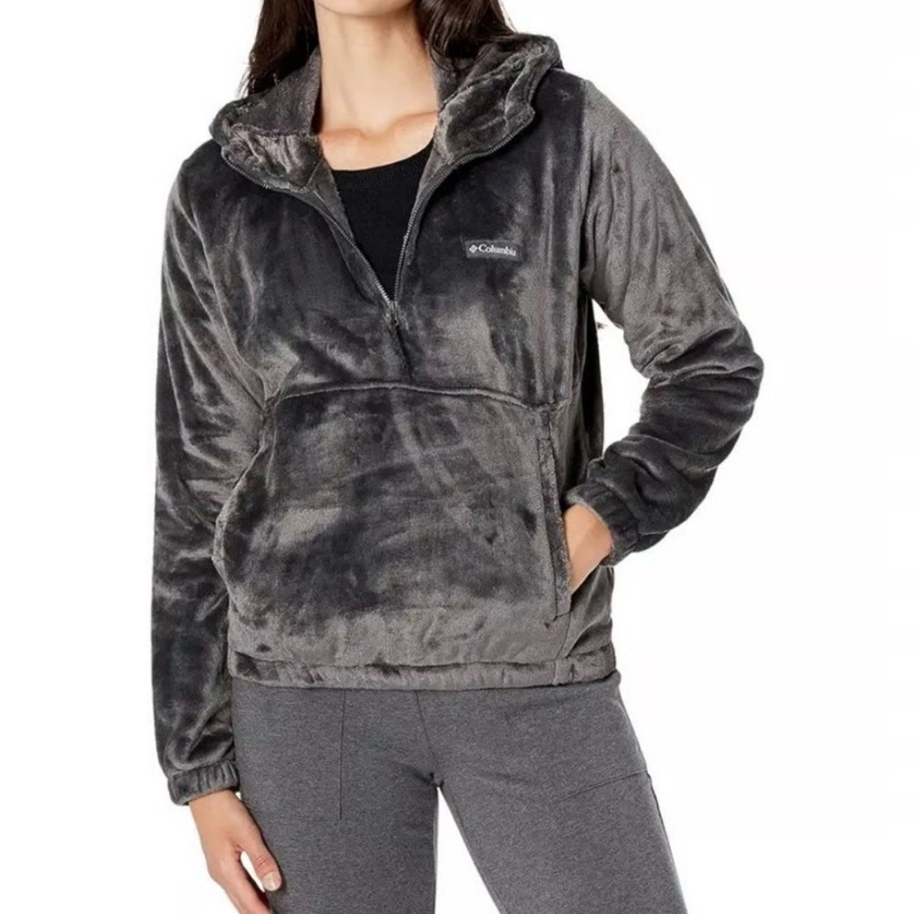 Columbia Women's Charcoal Plush Hoodie